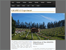 Tablet Screenshot of grapes-3.tifr.res.in